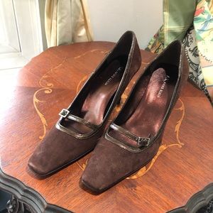 Anne Klein Suede Heels